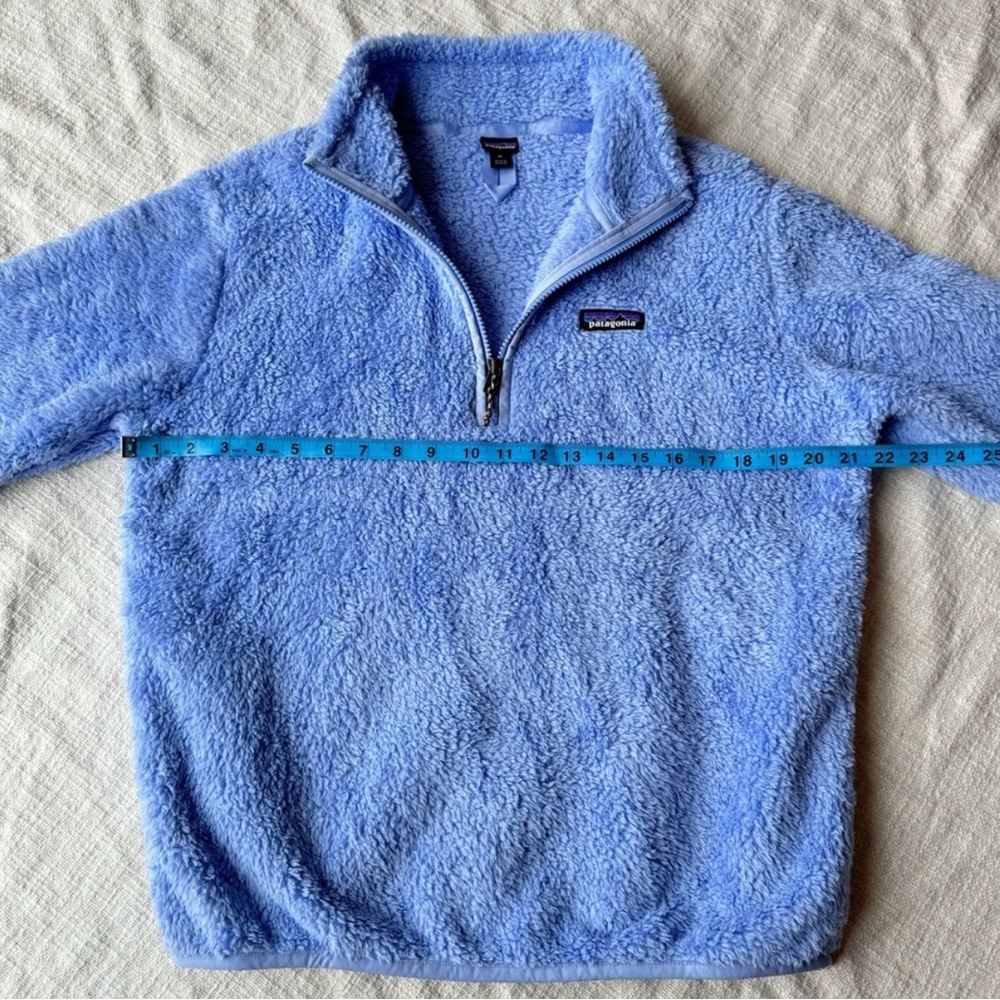 🩵 Patagonia Los Gatos 1/4 Zip Cozy Periwinkle Blue Fleece Pullover 🩵 - Picture 10 of 13